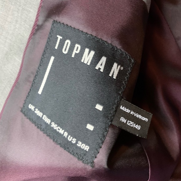 PREMIUM TOPMAN HEATHER 2 PIECE GREY SUIT - Picture 3 of 14